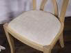 Chaise Sbastien ralise en Chne Massif de style Louis Philippe Finition Chne Bross