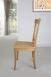 Lot de 4 Chaises Eliot ralis en chne massif de style Campagnard Finition Chne Bross Naturel et Ivoire