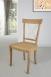 Lot de 4 Chaises Eliot ralis en chne massif de style Campagnard Finition Chne Bross Naturel et Ivoire