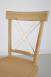 Lot de 4 Chaises Eliot ralis en chne massif de style Campagnard Finition Chne Bross Naturel et Ivoire