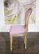 Chaise Simon réalisée en Chêne Massif de style Louis XVI Finition Chêne Brossé 