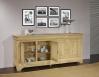 Buffet 4 portes Gael ralis en Chne Massif de style Louis Philippe Finition Chne Bross 