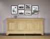 Buffet 4 portes Gael ralis en Chne Massif de style Louis Philippe Finition Chne Bross 