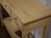 Console Mathieu ralise en Chne de style Directoire Finition Chne Bross Naturel 