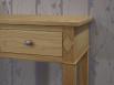 Console Mathieu ralise en Chne de style Directoire Finition Chne Bross Naturel 