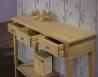 Console Mathieu ralise en Chne de style Directoire Finition Chne Bross Naturel 