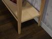Console Mathieu ralise en Chne de style Directoire Finition Chne Bross Naturel 