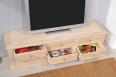 Meuble TV 16/me Laurent ralis en chne de style Directoire 