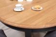 Table ovale 160x120 Lambert ralise en Chne Massif de style Louis XVI Finition Chne Bross 