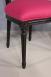 Chaise Simon ralise en Chne Massif de style Louis XVI Finition Chne Bross Noir 