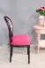 Chaise Simon ralise en Chne Massif de style Louis XVI Finition Chne Bross Noir 