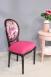 Chaise Simon ralise en Chne Massif de style Louis XVI Finition Chne Bross Noir 