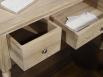 Bureau 1/2 ministre Jean-Charles en Chne de style Louis Philippe Finition Chne Bross