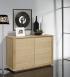 Buffet 2 portes Mathis ralis en Chne de ligne contemporaine 147,50 de large