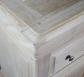 Meuble Tv La ralis en Chne Massif de style Louis Philippe Plateau Pivotant Finition Chne Bross