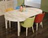 Table de repas Denys, ralise en Chne Ligne Contemporaine Diamtre 120