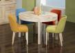 Table de repas Denys, ralise en Chne Ligne Contemporaine Diamtre 120