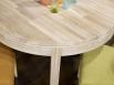 Table de repas Denys, ralise en Chne Ligne Contemporaine Diamtre 120
