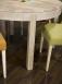 Table de repas Denys, ralise en Chne Ligne Contemporaine Diamtre 120