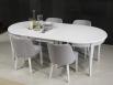 Table ronde Fabien ralise en Chne massif de style Louis Philippe DIAMETRE 110 avec 3 allonges de 40 cm
