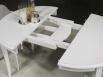 Table ronde Fabien ralise en Chne massif de style Louis Philippe DIAMETRE 110 avec 3 allonges de 40 cm