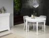 Table ronde Fabien ralise en Chne massif de style Louis Philippe DIAMETRE 110 avec 3 allonges de 40 cm