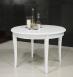 Table ronde Fabien ralise en Chne massif de style Louis Philippe DIAMETRE 110 avec 3 allonges de 40 cm