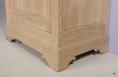 Armoire ou Bonnetire 1 porte Paul ralise en Chne Massif de style Louis Philippe Finition chne Bross Blanchi