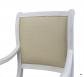 Fauteuil Crosse de style Louis Philippe en chne massif Chne Bross Ivoire 