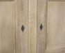 Buffet 3 portes 4 tiroirs ralis en Chne Massif de style Campagnard Finition Chne Bross Blanchi