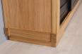 Buffet 4 portes coulissantes ralis en Chne Massif de style Contemporain 