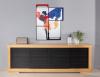 Buffet 4 portes coulissantes ralis en Chne Massif de style Contemporain 