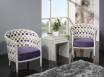 Tables gigognes ralises en Chne de ligne Contemporaine Finition Chne Bross Gris Perle