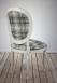 Chaise Simon ralise en Chne Massif de style Louis XVI Finition Chne Bross
