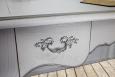 Bureau Ministre Luc ralis en chne de Style Louis XV Finition Chne Bross 