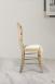 Chaise Jean-Lou en Chne massif de style Louis Philippe Finition chne bross