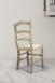 Chaise Jean-Lou en Chne massif de style Louis Philippe Finition chne bross