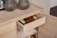 Buffet 3 portes Mathis ralis en Chne de style Contemporain Finition Chne Bross Blanchi