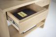 Console 2 tiroirs Frdric ralise en chne de style Contemporain SEULEMENT 1 DISPONIBLE