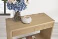 Console 2 tiroirs Frdric ralise en chne de style Contemporain SEULEMENT 1 DISPONIBLE