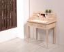Bonheur du Jour Louis ralis en Chne de style Directoire Finition Chne Bross Blanchi