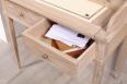 Bonheur du Jour Louis ralis en Chne de style Directoire Finition Chne Bross Blanchi