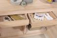 Buffet 4 portes Loann ralis en chne de Ligne Contemporaine Finition Bross 