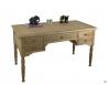 Bureau Ministre Lo en Chne Massif de style Louis Philippe Finition Chne Bross