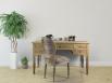 Bureau Ministre Lo en Chne Massif de style Louis Philippe Finition Chne Bross