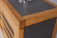 Buffet 4 portes coulissantes ralis en Chne Massif de style Contemporain