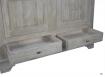 Armoire 2 portes 2 tiroirs Hugo ralise en Chne Massif de style Louis Philippe Finition Chne Bross
