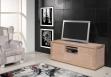 Meuble TV Mathis ralis en Chne de ligne contemporaine 160 de large 
