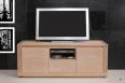 Meuble TV Mathis ralis en Chne de ligne contemporaine 160 de large 