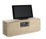 Meuble TV Mathis ralis en Chne de ligne contemporaine 160 de large 
